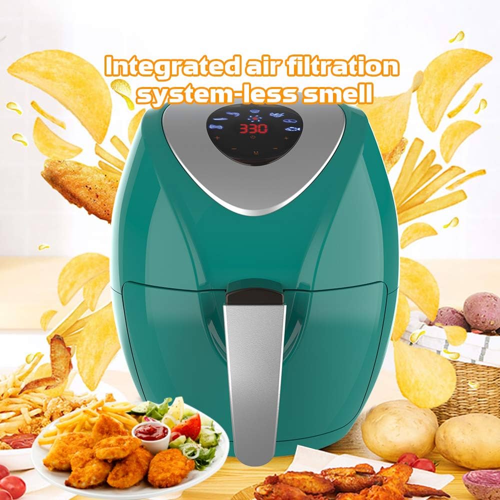 ◆ojos◆ ie Air Shakoshu 01 Khaki 24HSi:e-AC01-KK KAPAS Electric Air Fryer, 6.86 Quarts, 6.5 Litre Capacity